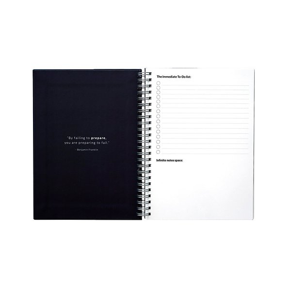 Set bestehend aus einem "Infinity Tagebuch", Reinigungsset, Marker und Markerhalter Leensepel