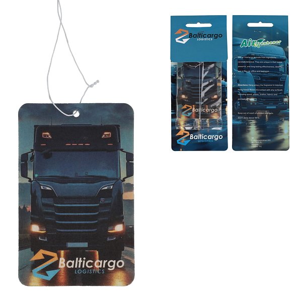 Auto-Lufterfrischer-Rechteck mit ozeanfrischem Duft Badalun