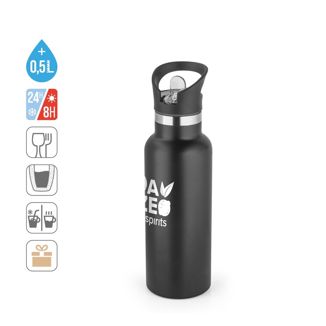 Trinkflasche aus Edelstahl 570ml Lurini