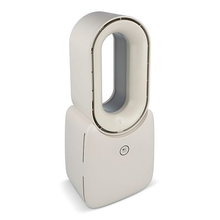 inSideOut Brislux – Rotorloser Softwind-Ventilator mit LED-Licht Lurettama