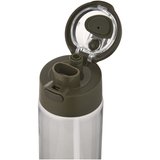 700 ml RCS Trinkflasche aus recyceltem Kunststoff mit Multifunktionsdeckel und Klappstrohhalm - Vreilga