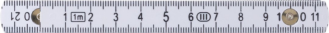 Lineal Inga | Kunststoff | Faltbar | 1 Meter