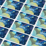 Vinyl Sticker Rechteck 50x20mm Fereia