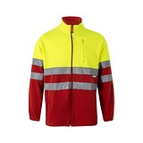 Zweifarbige Fleecejacke (280g/m²), aus Polyester (100%) Altiat
