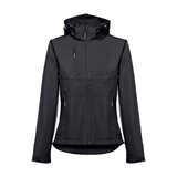 Softshelljacke für Damen, mit abnehmbarer Kapuze Badala