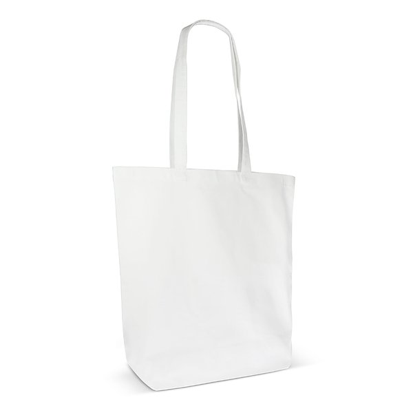 Einkaufstasche Bio-Baumwolle farbig lang 270g/m² 42x12x43 cm Marjaspat