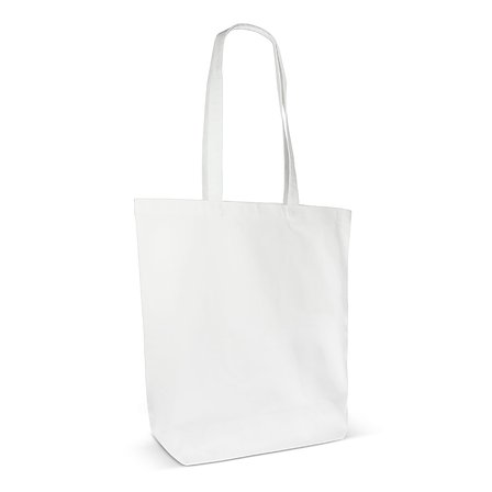 Einkaufstasche Bio-Baumwolle farbig lang 270g/m² 42x12x43 cm Marjaspat