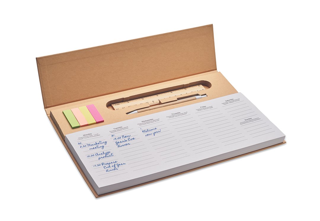 125-seitiger Wochenplaner Bengiafep