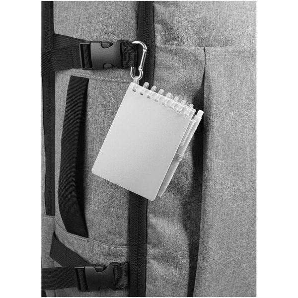Mini Recyceltes Outdoor-Softcover Notizbuch und Kugelschreiber Set (schwarze Mine) - Minel