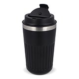 Recycelter Edelstahl-Thermobecher für Kaffee zum Mitnehmen, 400 ml Natianng