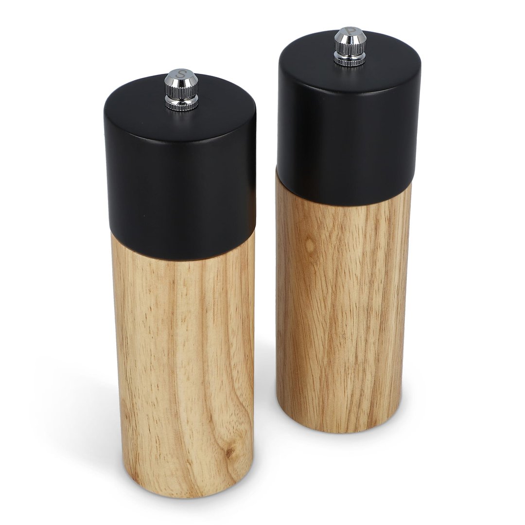Holz-Salz- und Pfeffermühle-Set Benathori