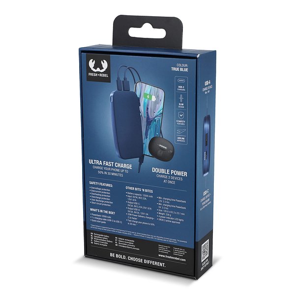 Powerbank 12.000mAh USB-C Ultra Fast Charging 20W Steivat