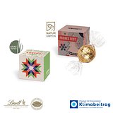 Werbewürfel mit süsser Füllung