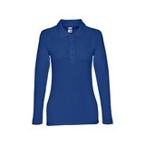 Damen Langarm-Poloshirt Minata