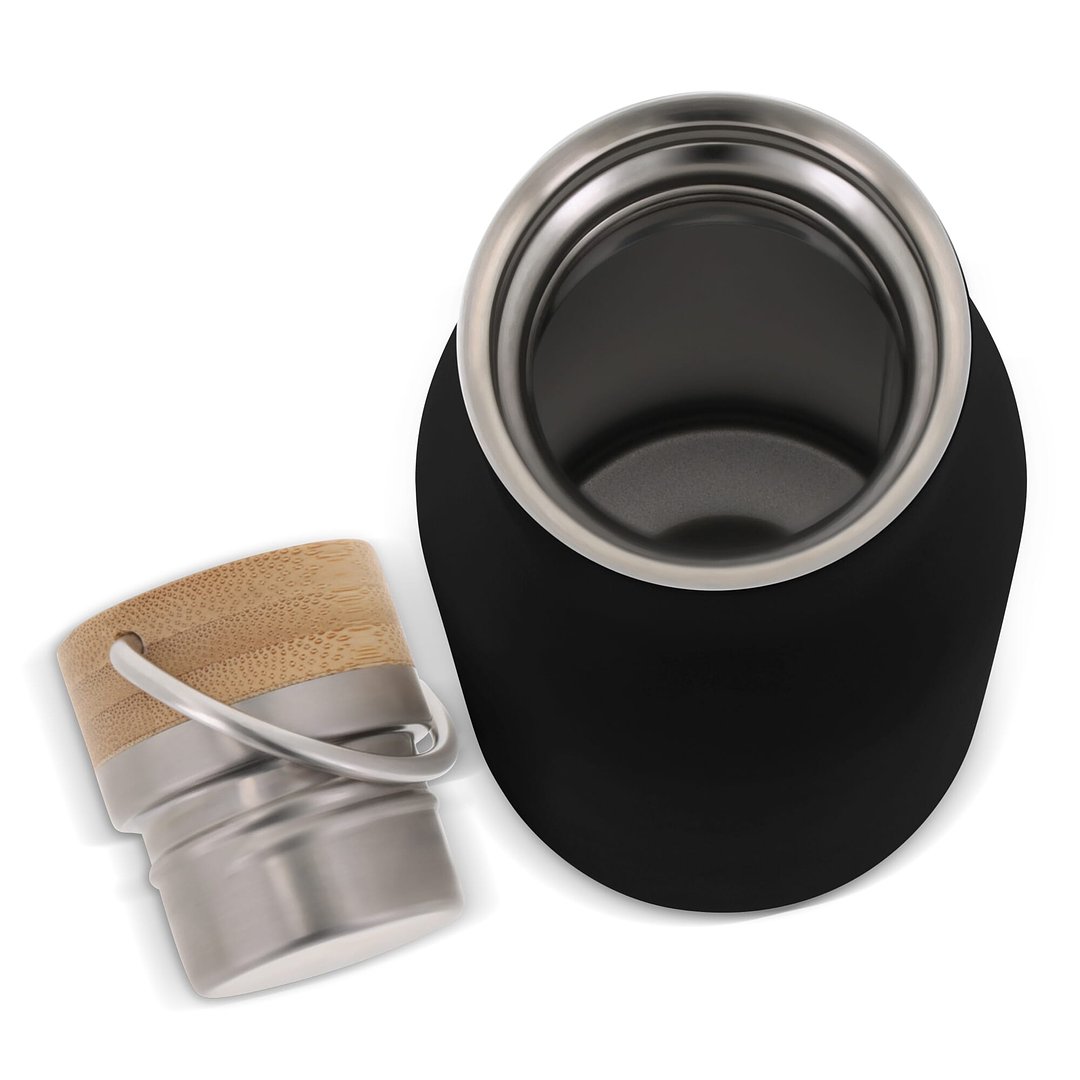 Isolier-Flasche mit Bambusdeckel, 500ml Miriori