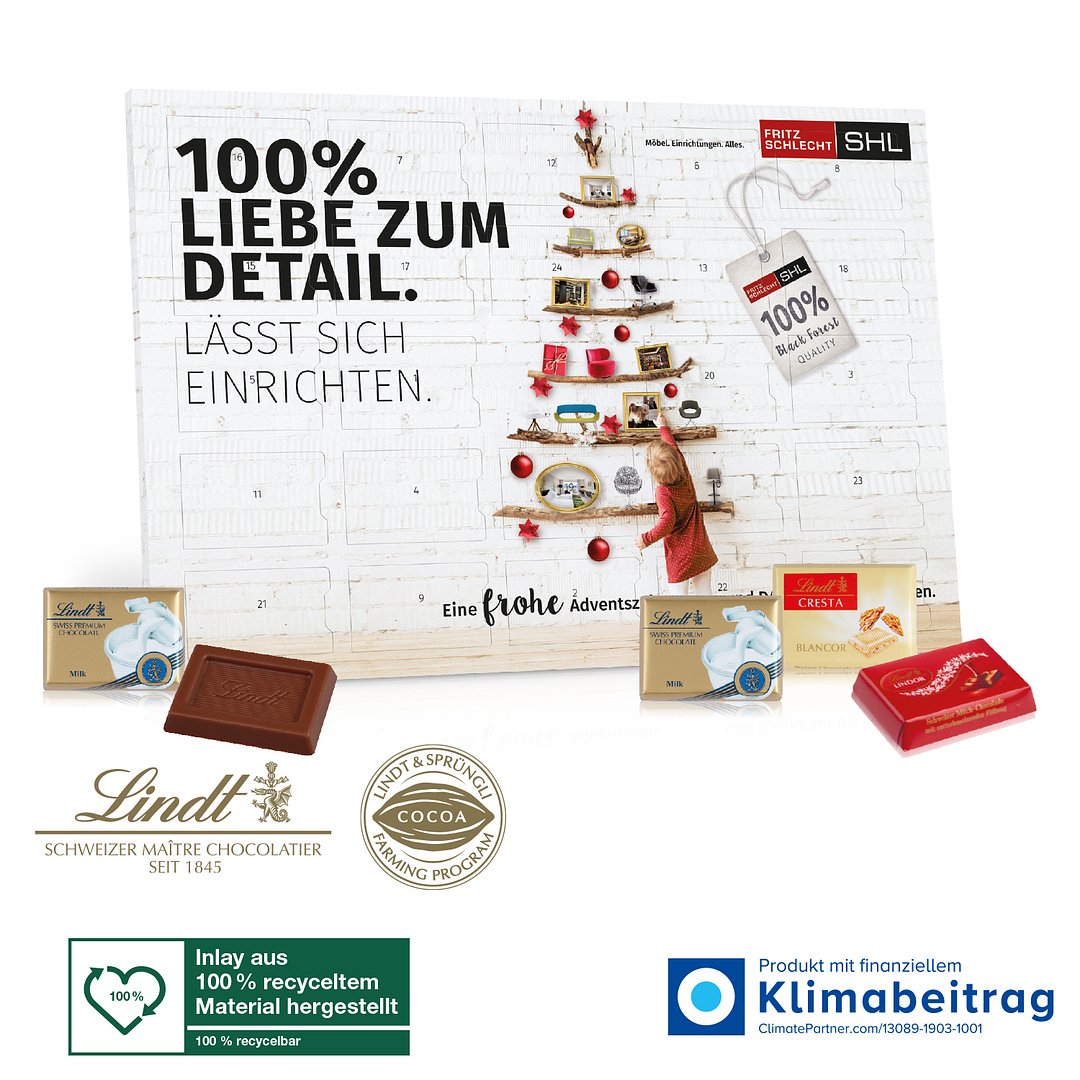 Tisch-Adventskalender „Lindt Exklusiv“