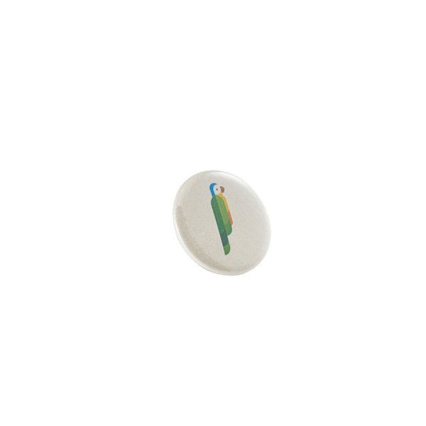Runder Pin mit Broschennadel Elveily