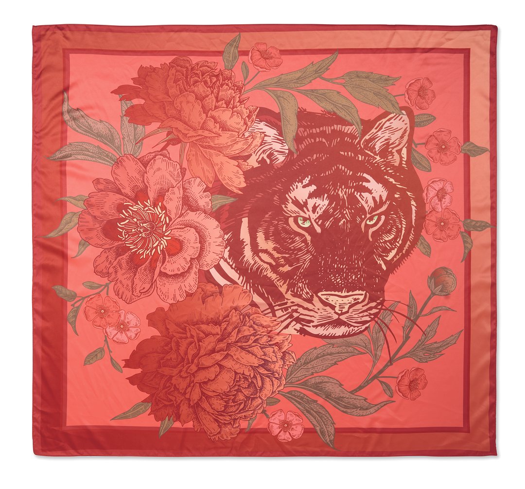 Schal Satin-Polyester Doldivia