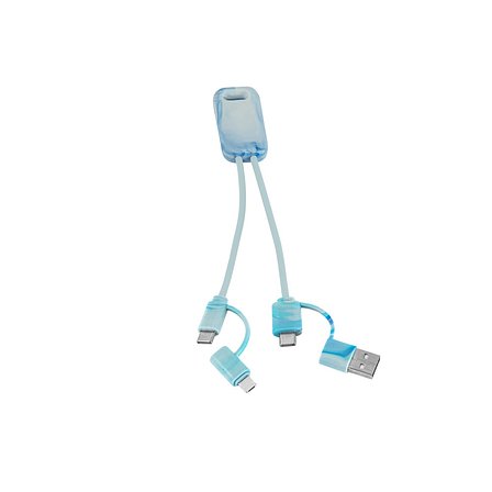 Superschnelles 6-in-1-USB-Kabel aus 100 % rPET Ramik