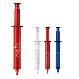 Spritzenkugelschreiber Transparent Pauna