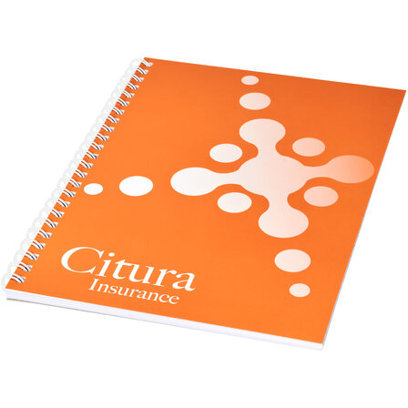 A4 Notizbuch mit Kunststoff Cover und Spiralbindung - Gile