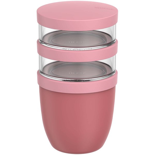 Ellipse Dreiteiliger, 500 ml + 2 x 200 ml isolierter Lunchpot - Oleenica
