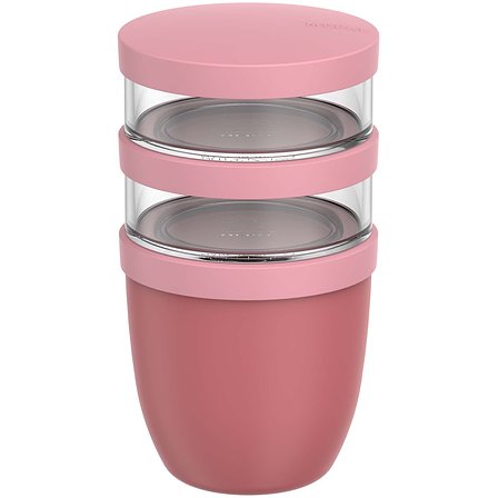 Ellipse Dreiteiliger, 500 ml + 2 x 200 ml isolierter Lunchpot - Oleenica