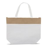 Strand-Kühltasche Baumwolle/Jute 42x10x30cm Eliericori