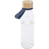 500 ml Glas-Flasche mit Silikongriff und Bambusdeckel - Giafer