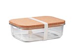 Lunchbox Glas mit Kork Linelver