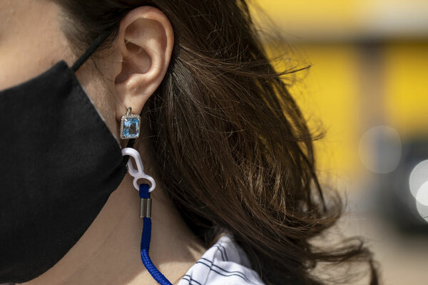 Halterung für Maske Schlüsselband Idfix