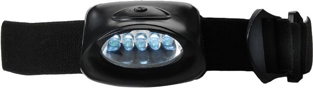 Stirnlampe Duri | Kunststoff | 5 LED | 6 Modi