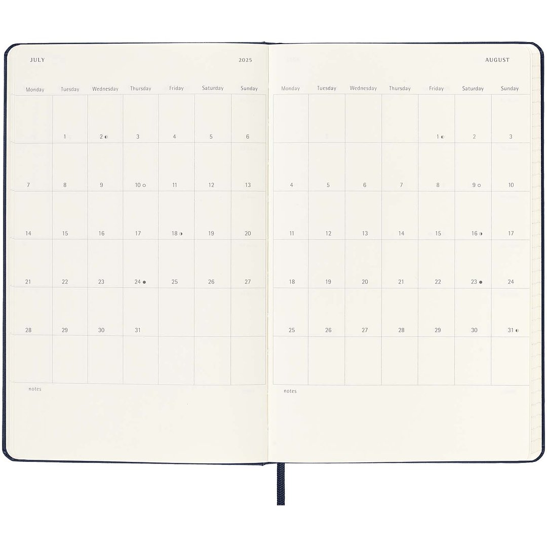 12M Hardcover Tageskalender L - Utzan