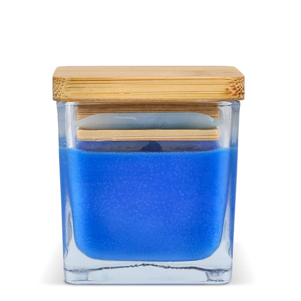 Chakra Kerze auf pflanzlicher Basis im Glasgefäß Utzi