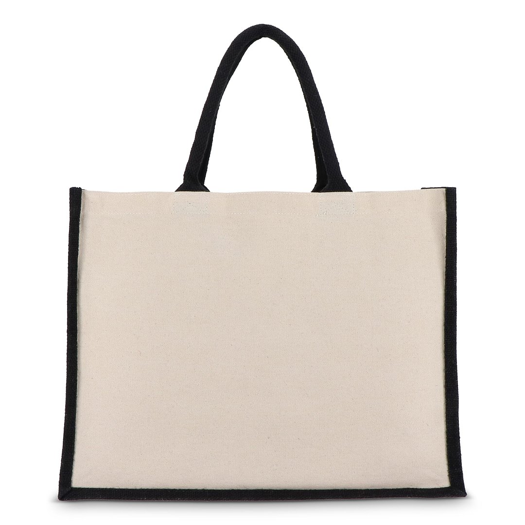 Jute-Baumwolle Tragetasche OEKO-TEX® 42,5 x 19 x 32cm 320g/m² Annin