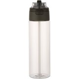 700 ml RCS Trinkflasche aus recyceltem Kunststoff mit Multifunktionsdeckel und Klappstrohhalm - Vreilga