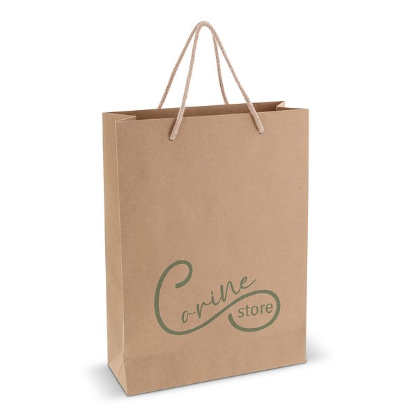 Geschenktüte aus Papier 120g/m² 24x12x33cm Sari