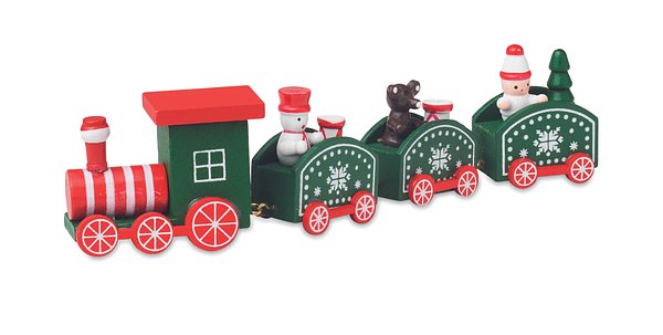 Deko-Zug aus Holz Ruelixuma