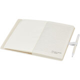 A5 Notizbuch und Kugelschreiber-Set aus recyceltem Milchkarton - Mina