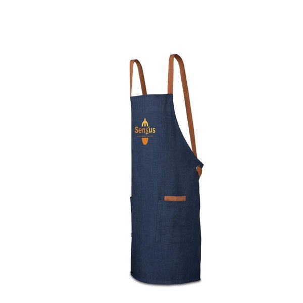 Schürze aus Baumwolle (80 % recycelt) und Polyester (20 % recycelt) (220 g/m²) Giamudep