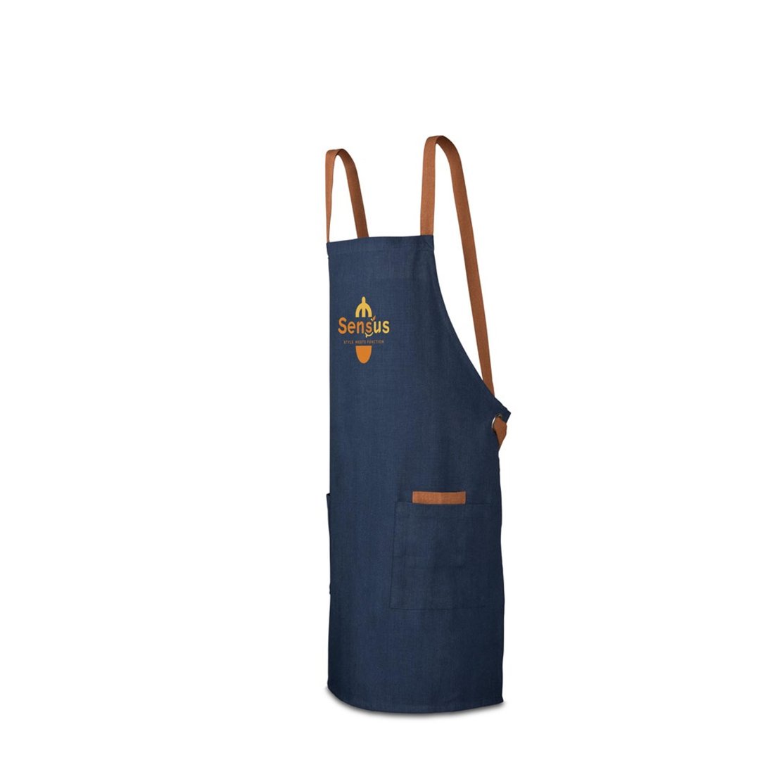 Schürze aus Baumwolle (80 % recycelt) und Polyester (20 % recycelt) (220 g/m²) Giamudep