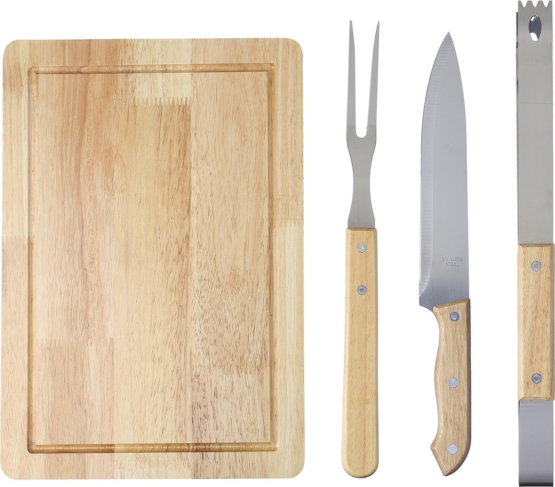 Grillset Chtha | Edelstahl | 4 St. | Polyestertasche