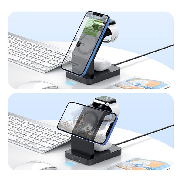 Icon 3 in 1 Magnetic Wireless charger Anrico