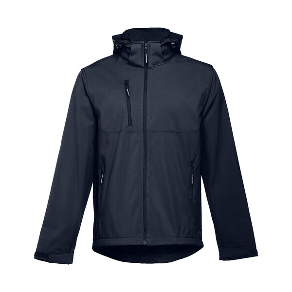 Herren SoftShell, mit abnehmbarer Kapuze Minatin