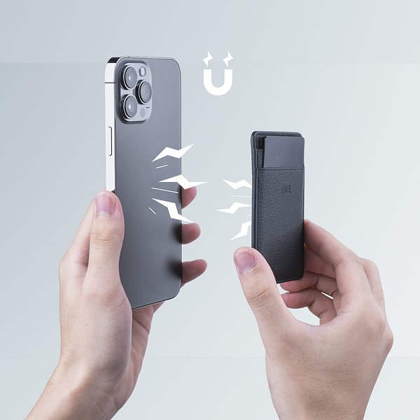 Iné Mini NFC Wallet Recycled Leather Luren