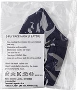 Wiederverwendbare Maske aus Baumwolle und Polyester Vinath