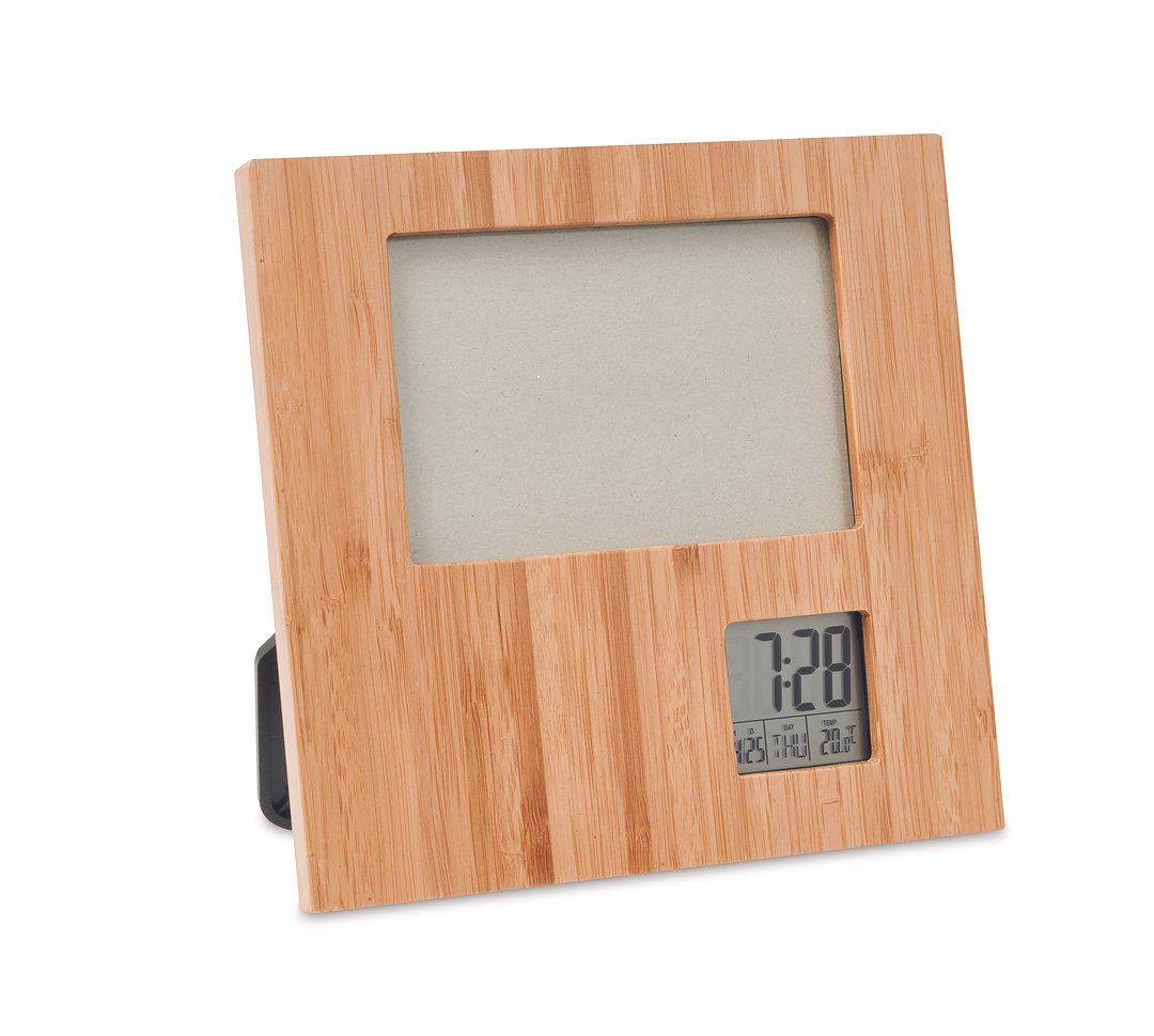 Bilderrahmen mit Tischuhr Uediven