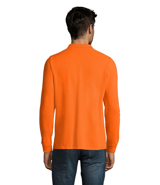 Männer Long-Sleeve Polo 180g Cilgian