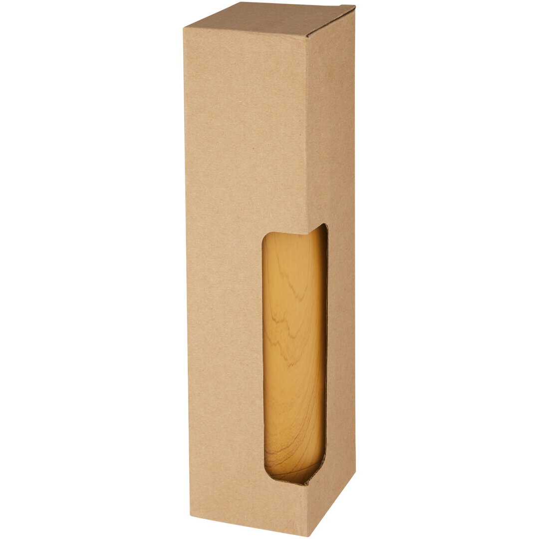 500 ml Kupfer-Vakuum Isolierflasche in Holzoptik - Dorinana