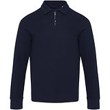 Langarm Poloshirt Unisex mit Reissverschluss - Urela